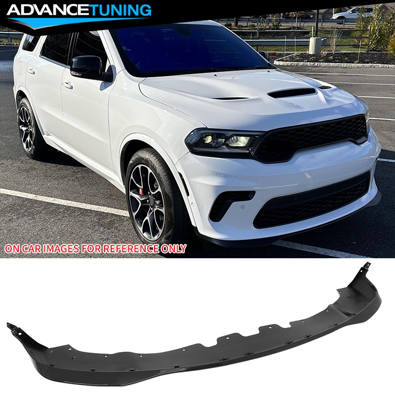 Fits 21-26 Dodge Durango Front Bumper Lip 21+ Hellcat Style Gloss Black Splitter Fits 21-26 Dodge Durango Front Bumper Lip 21+ Hellcat Style Gloss Black Splitter