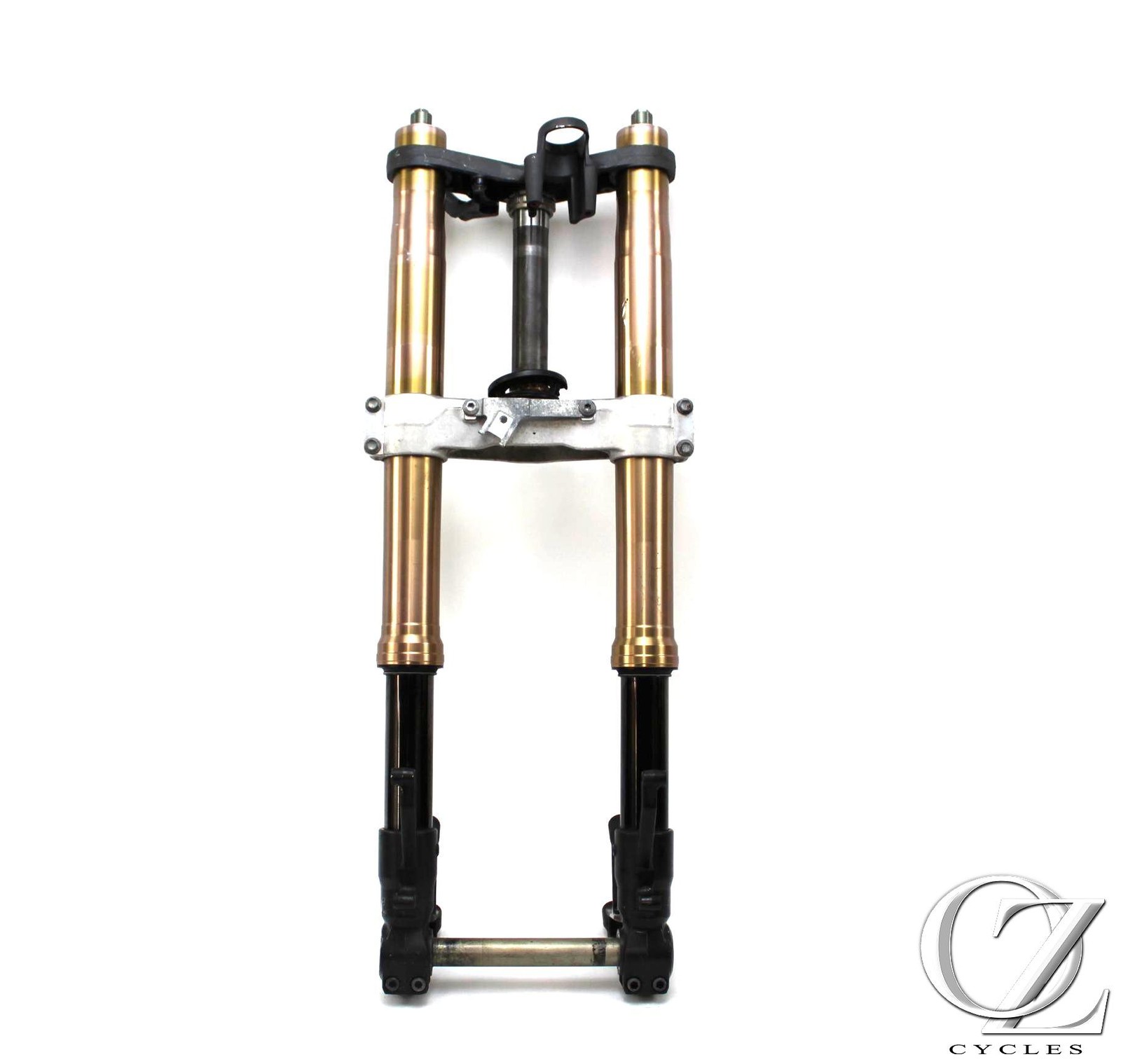 08-10 Kawasaki Ninja ZX10R Front End Forks Suspension Straight