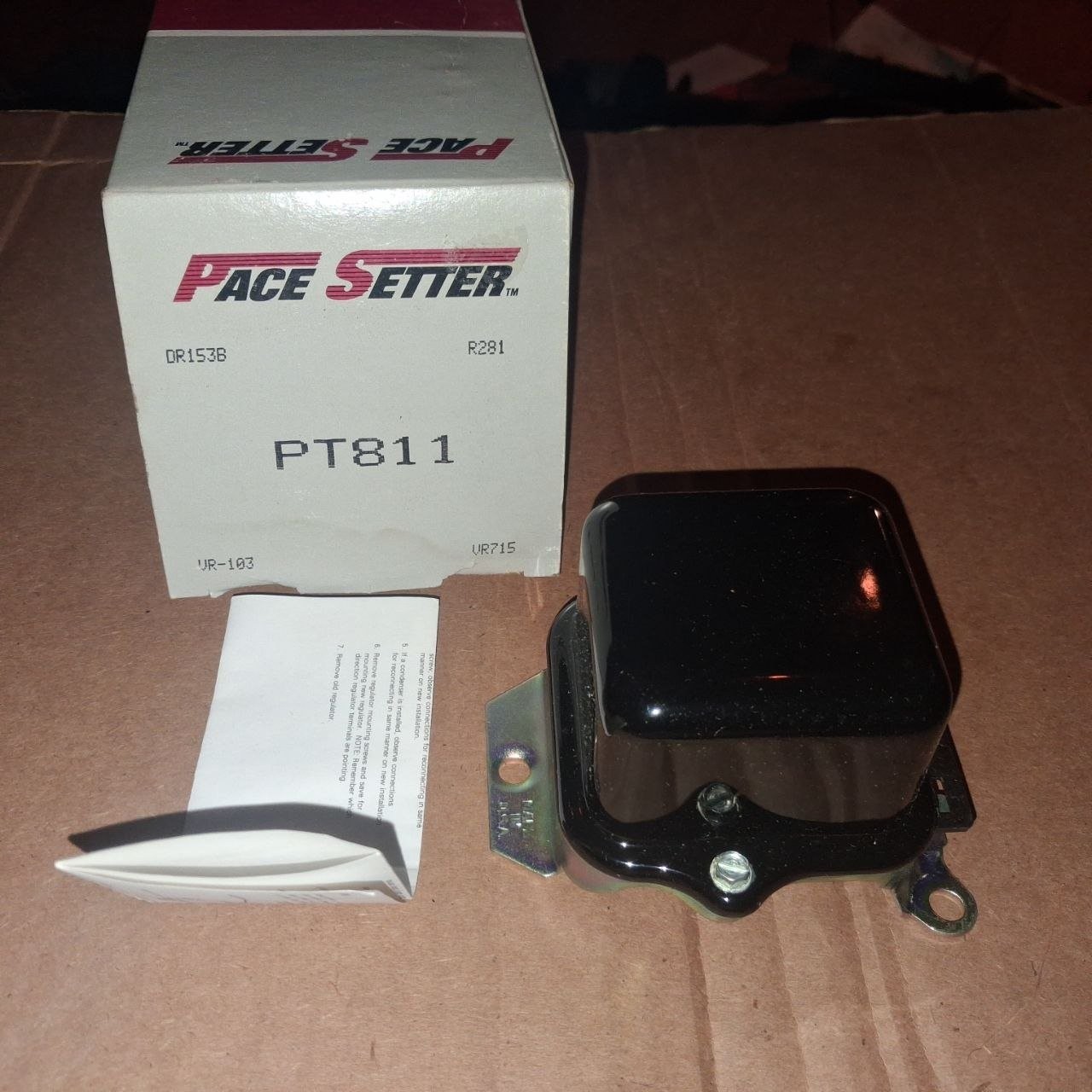 Pace Setter PT811 Voltage Regulator NOS 68-72 Camaro Chevelle