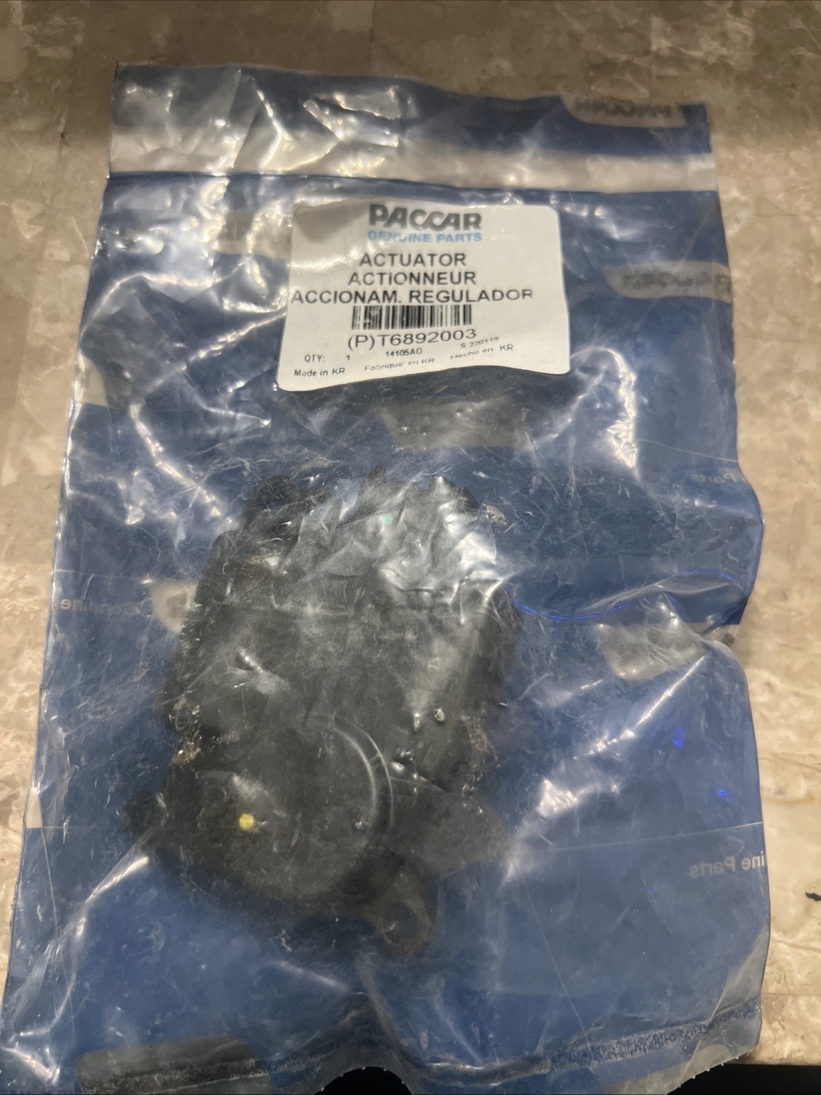 T6892003 Genuine Paccar Actuator - Temp Mode Recirculation OEM - New T6892003 Genuine Paccar Actuator - Temp Mode Recirculation OEM - New
