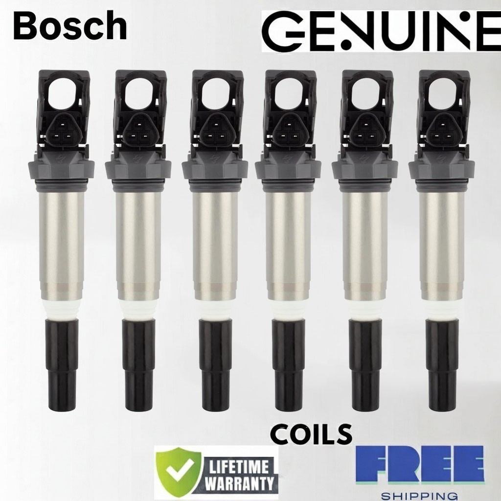 OEM NEW Bosch 6x Ignition Coils Fit 2006-13 BMW 128i 325xi 330i 528xi X3 3.0L L6