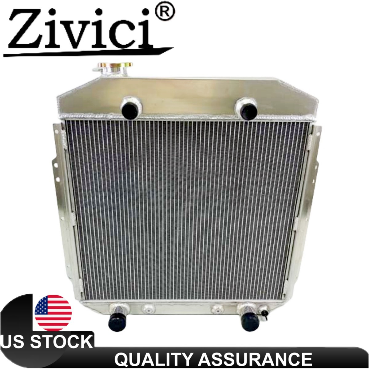 Radiator Fit 1953-56 Ford Truck Flathead CC5356FH 1953 54 55 3Row Full Aluminum Radiator Fit 1953-56 Ford Truck Flathead CC5356FH 1953 54 55 3Row Full Aluminum