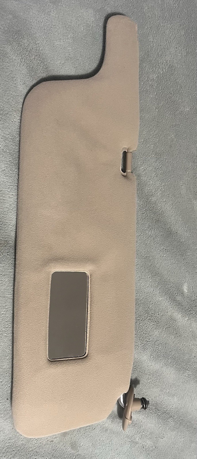 OEM 92-96 Toyota Camry DX Right Passenger Sun Visor Gray Clean Mirror 790