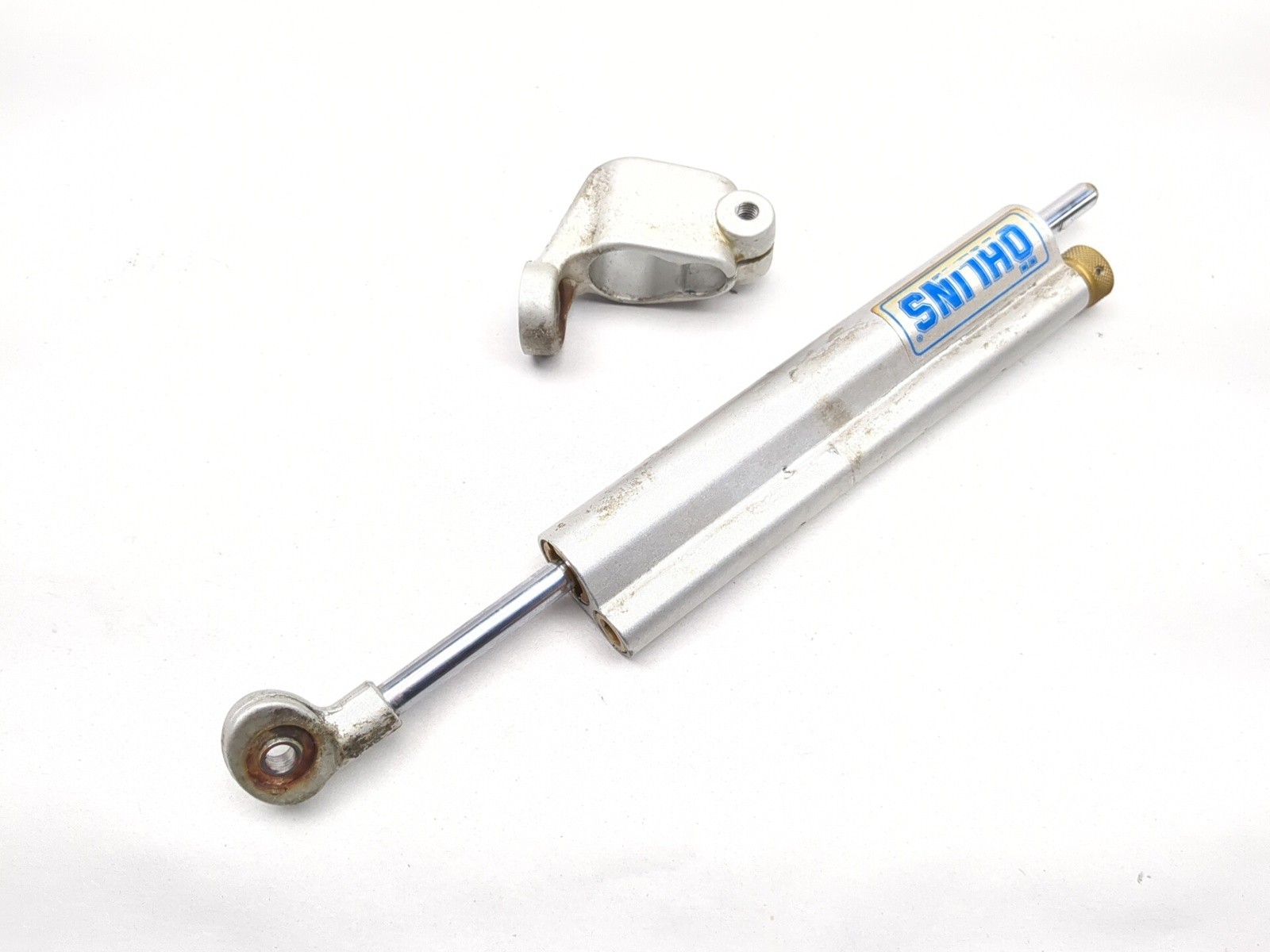 07-11 Ducati 848 1098 1198 Ohlins Front Steering Damper & Bracket 36410031A