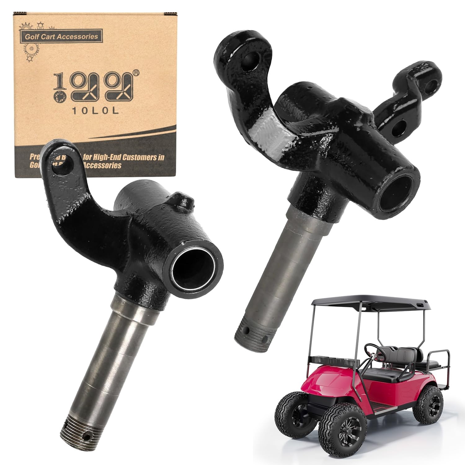 10L0L Golf Cart Spindle Assembly for EZGO TXT/PDS 2001.6-up Gas & Electric