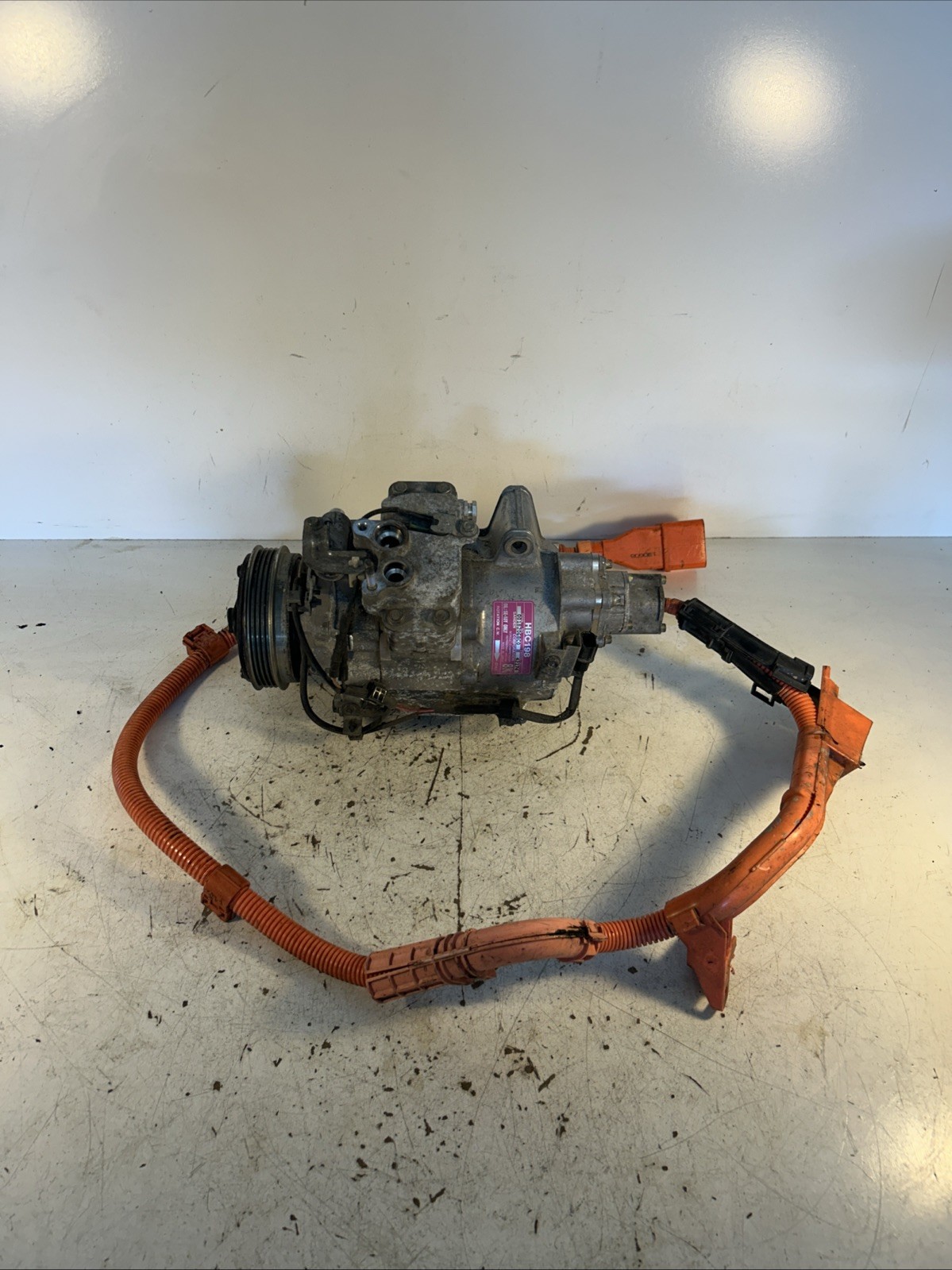 2012 - 2015 Honda Civic Hybrid Acura iLX Hybrid A/C Compressor HBC198 OEM 2012 - 2015 Honda Civic Hybrid Acura iLX Hybrid A/C Compressor HBC198 OEM