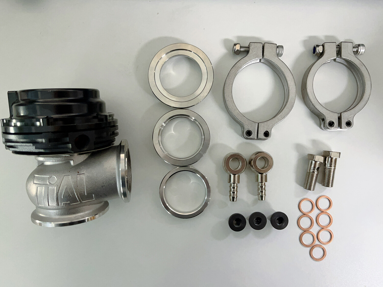 MVS 38mm External Turbo Wastegate Black - For Springs & Flange - 22PSI USA
