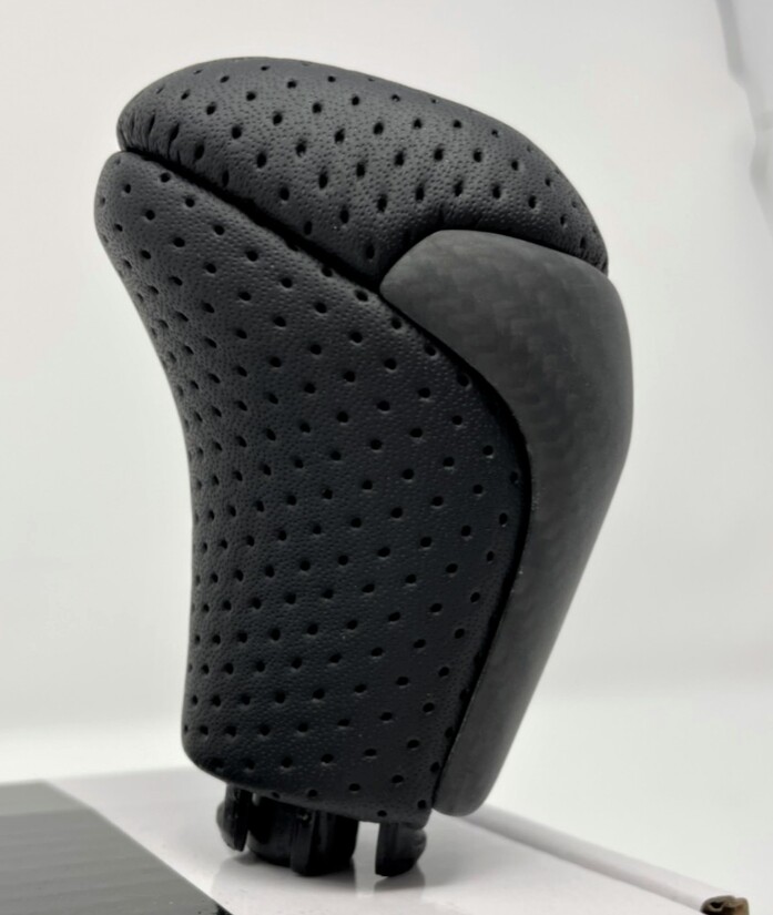 Matte REAL Carbon Fiber Black Leather Shift Knob For 2016-2023 Toyota Tacoma NEW Matte REAL Carbon Fiber Black Leather Shift Knob For 2016-2023 Toyota Tacoma NEW