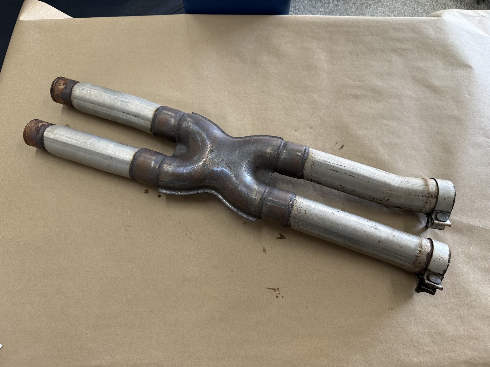 2018-2023 Ford Mustang GT Resonator Delete Unknown Brand X-Pipe - Aftermarket 2018-2023 Ford Mustang GT Resonator Delete Unknown Brand X-Pipe - Aftermarket