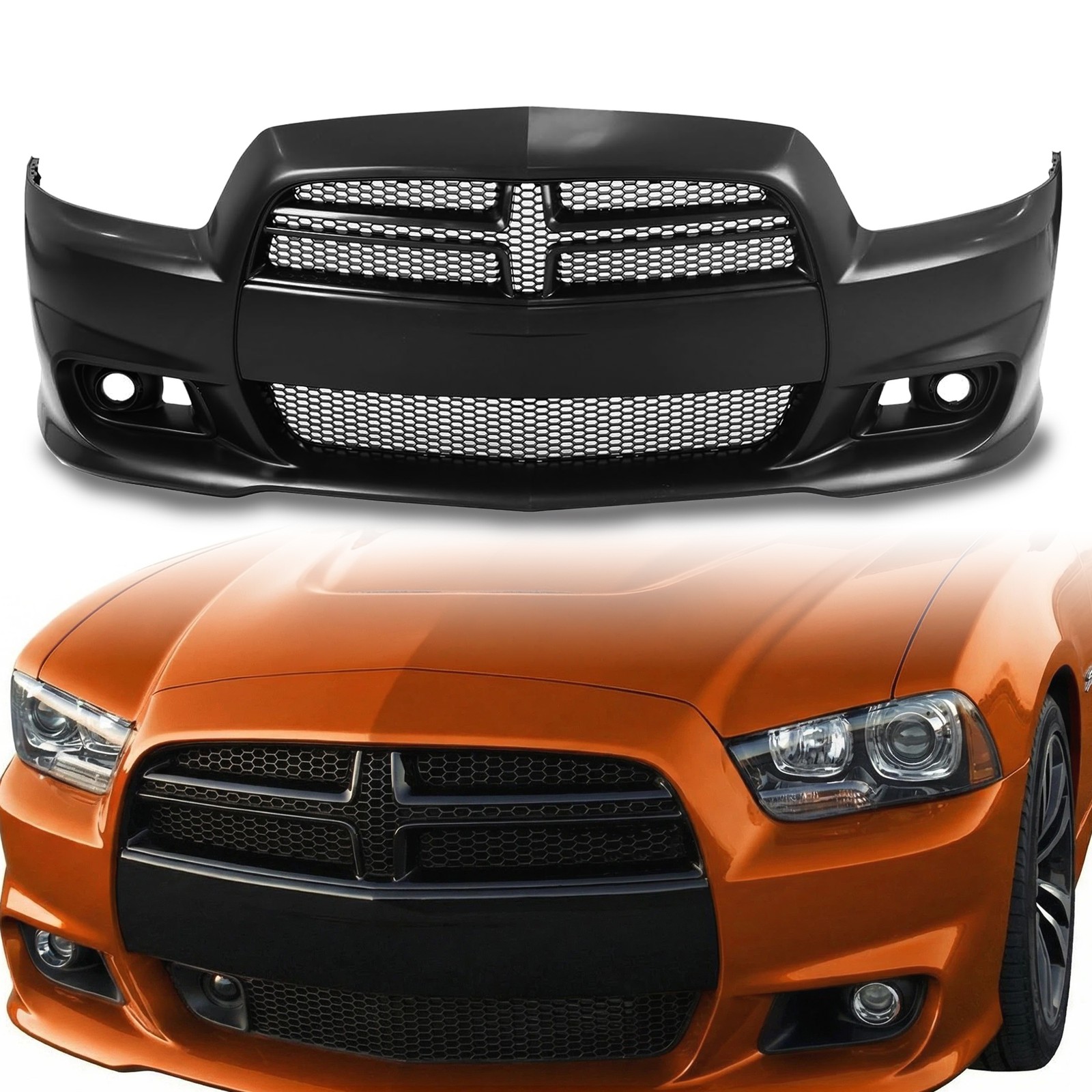 New SRT 8 Style Front Bumper Cover Body Kit For Dodge Charger 2008 2009-2014