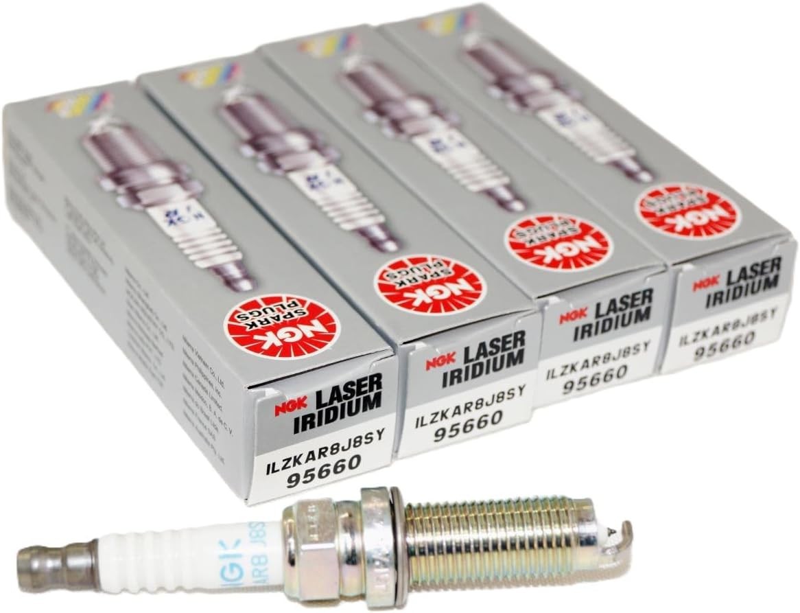 4 Pack Genuine NGK 95660 Laser Iridium Spark Plugs ILZKAR8J8SY Honda CR-V Civic