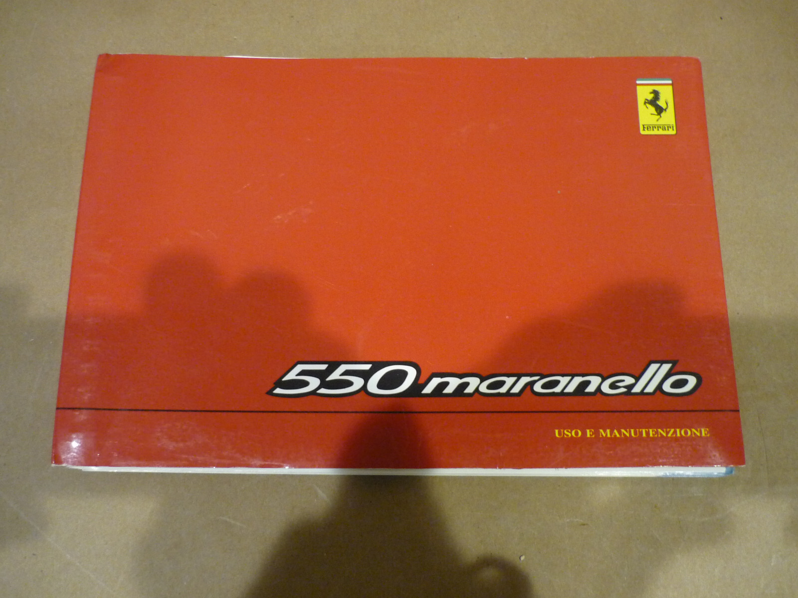 Ferrari 550 Maranello Owners Manual 1st Edition 1996 P/N 95990110 Ferrari 550 Maranello Owners Manual 1st Edition 1996 P/N 95990110
