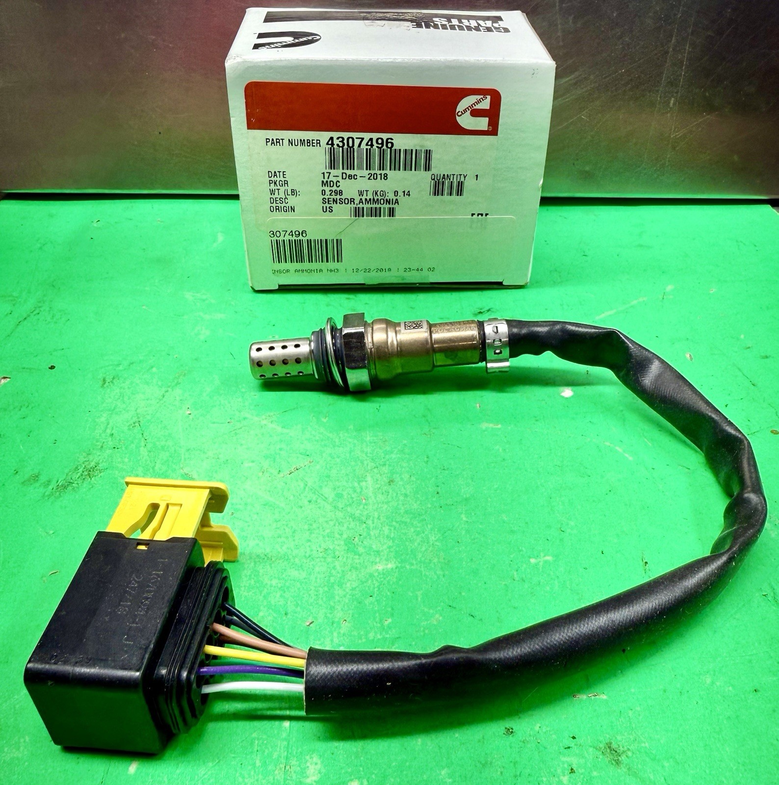 GENUINE CUMMINS 4307496 AMMONIA NH3 SENSOR ISB ISX QSB EPA13 6.7L⚡SHIPS FREE⚡ GENUINE CUMMINS 4307496 AMMONIA NH3 SENSOR ISB ISX QSB EPA13 6.7L⚡SHIPS FREE⚡