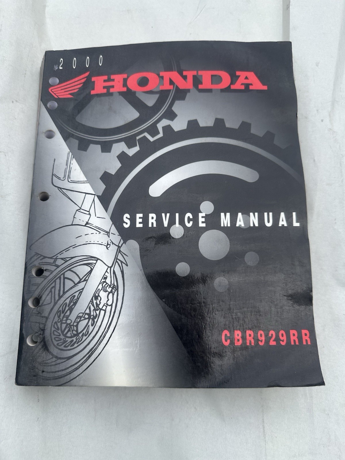 Service manual Honda CBR929RR 2000 Service manual Honda CBR929RR 2000