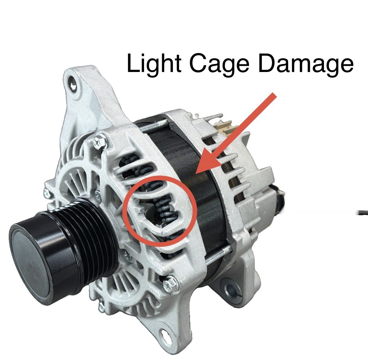 LIGHT DAMAGE 160A Alternator for Dodge Journey 2.4L 2009-2020 11440 04801490AA LIGHT DAMAGE 160A Alternator for Dodge Journey 2.4L 2009-2020 11440 04801490AA