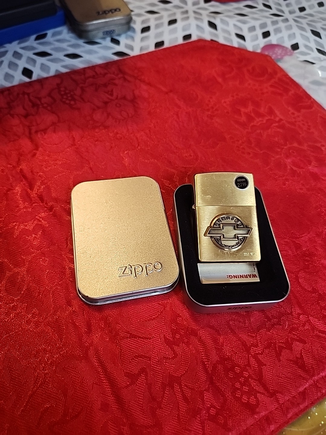1999 Brass Chevy Emblem Zippo