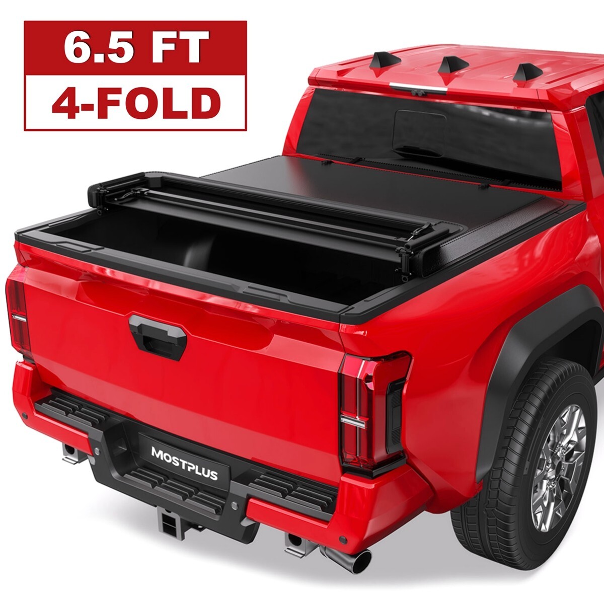 6.5FT 4-Fold Soft Bed Tonneau Cover w/ LED Lamp For 2007-2013 Toyota Tundra 6.5FT 4-Fold Soft Bed Tonneau Cover w/ LED Lamp For 2007-2013 Toyota Tundra