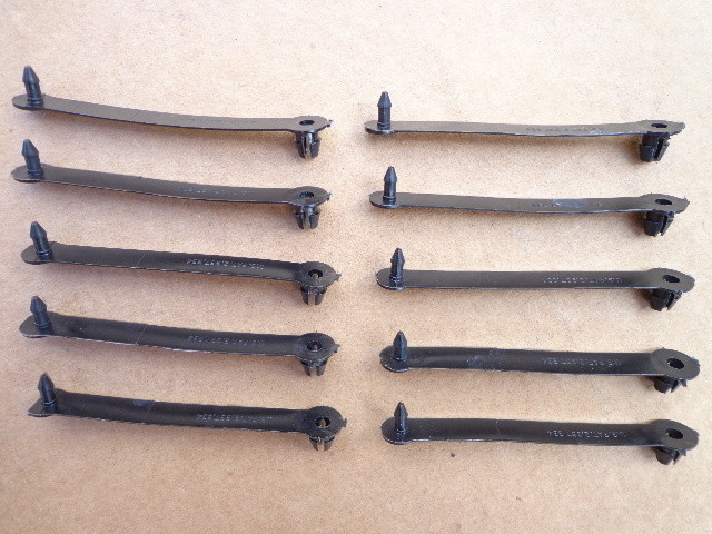 10 WIRE HARNESS/VACUUM LINE STRAPS FORD T-BIRD MUSTANG F150 CAR/TRUCK 3728VX