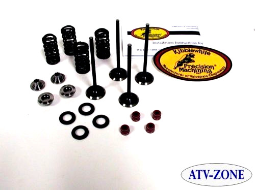 KibbleWhite Black Diamond Valves with Spring Kit Honda TRX 400EX 1999-2014 KibbleWhite Black Diamond Valves with Spring Kit Honda TRX 400EX 1999-2014