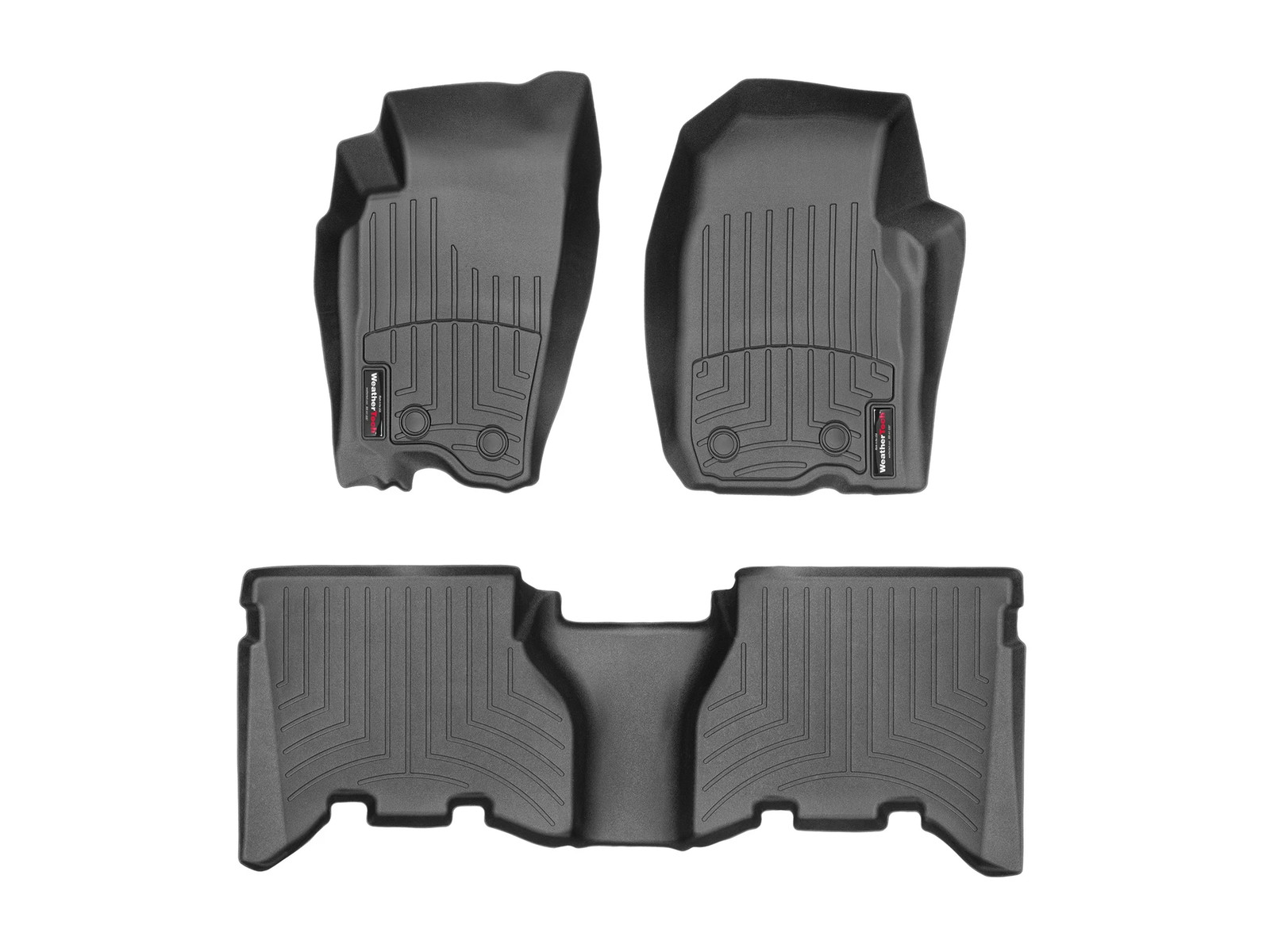 WeatherTech FloorLiner for 1996-1998 Jeep Grand Cherokee - 1st & 2nd Row, Black