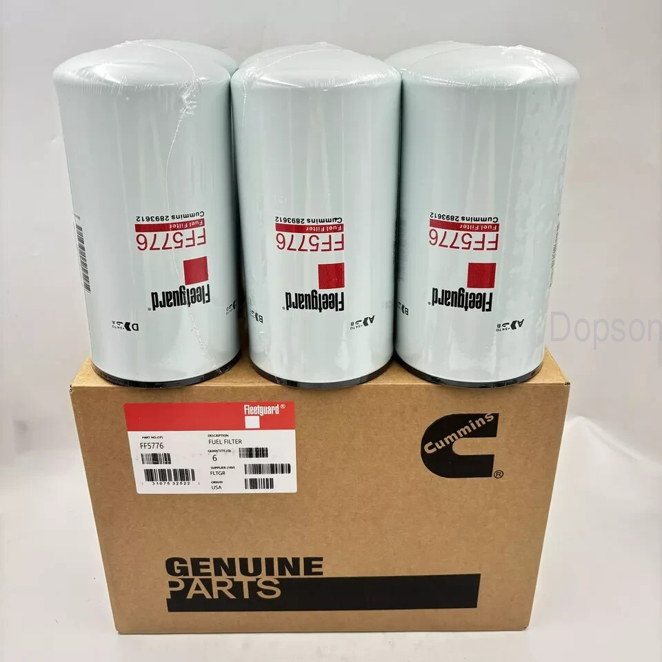 6PCS Fuel Filter FF5776 Fleetguard For Cummins ISX 2893612 New 