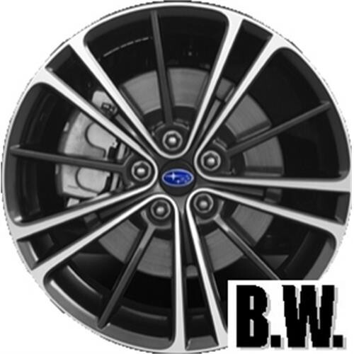 17in Wheel for Scion Fr-S 13-16 Machined Charcoal Reconditioned Alloy Rim