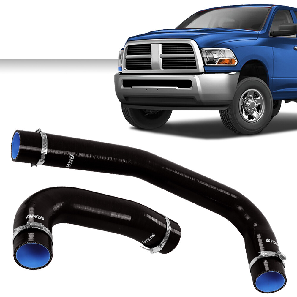 Fit For 2003-2010 Dodge Ram 5.9 6.7L Cummins Diesel Radiator Silicone Hose Black