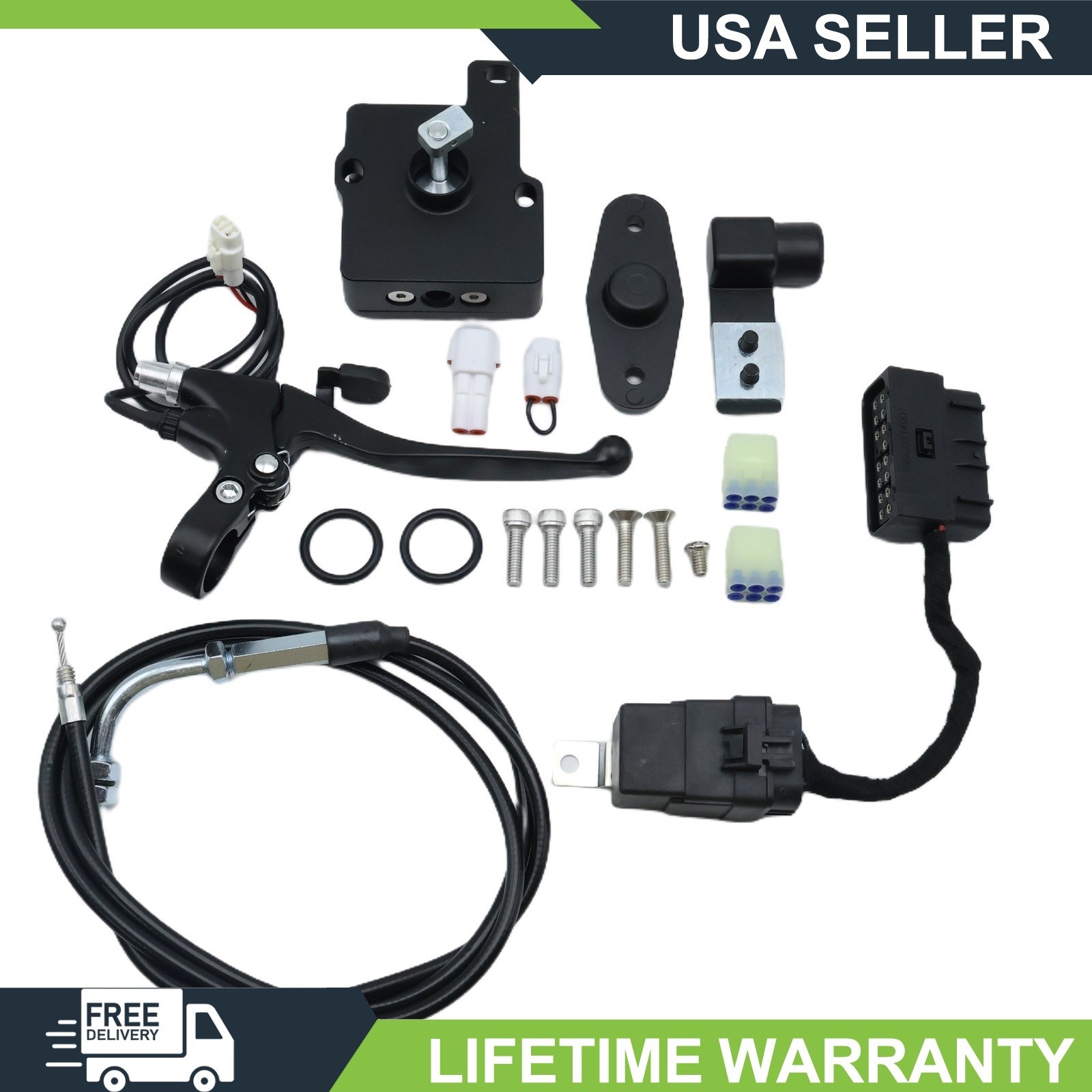 Manual 4WD Actuator Kit for Kawasaki Prairie 360 650 400 Brute Force 650 750