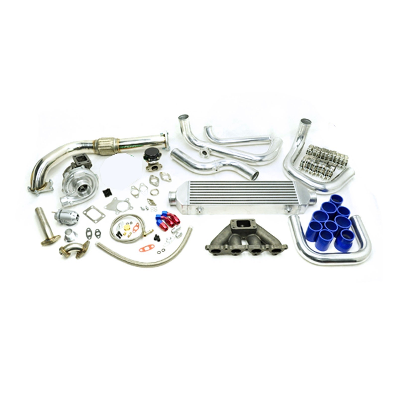 Rev9 T3T4 Complete Turbo kit For Honda Civic B16 B18 Civic CRX Integra, Del Sol