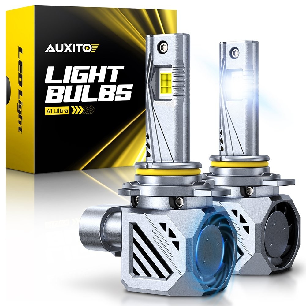 9012 HIR2 LED High Low Beam Headlights Bulbs 6500K White Super Bright A1 Series