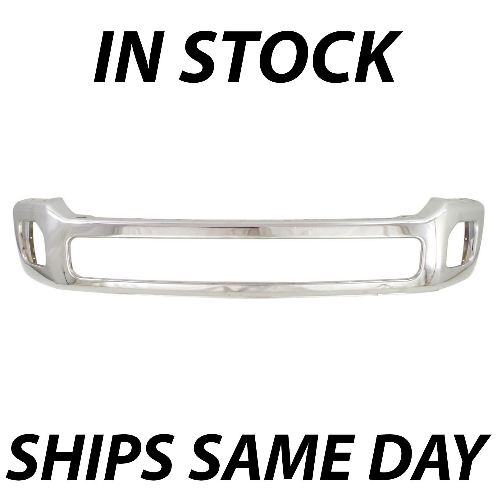 NEW Chrome Steel Front Bumper Face Bar for 2011-2016 Ford F450 F550 Super Duty