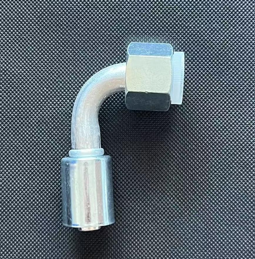 A/C BEADLOCK CRIMP ON AC FITTING FEMALE O RING 90 DEGREE #12 NUT #10 HOSE BL1330 A/C BEADLOCK CRIMP ON AC FITTING FEMALE O RING 90 DEGREE #12 NUT #10 HOSE BL1330