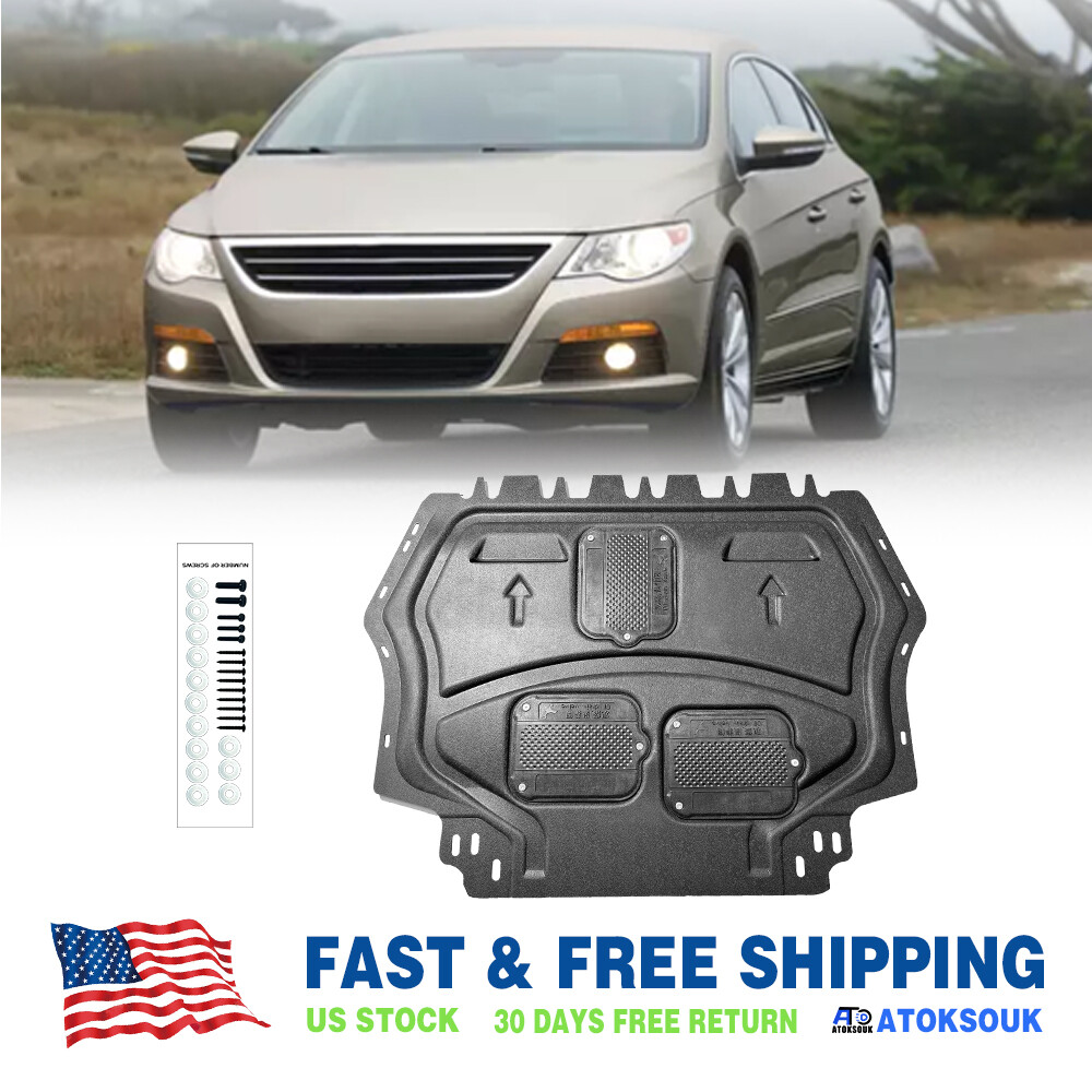 Front Skid Plate For VW CC 2009-2017 Impact Resistant Engine Guard Cover