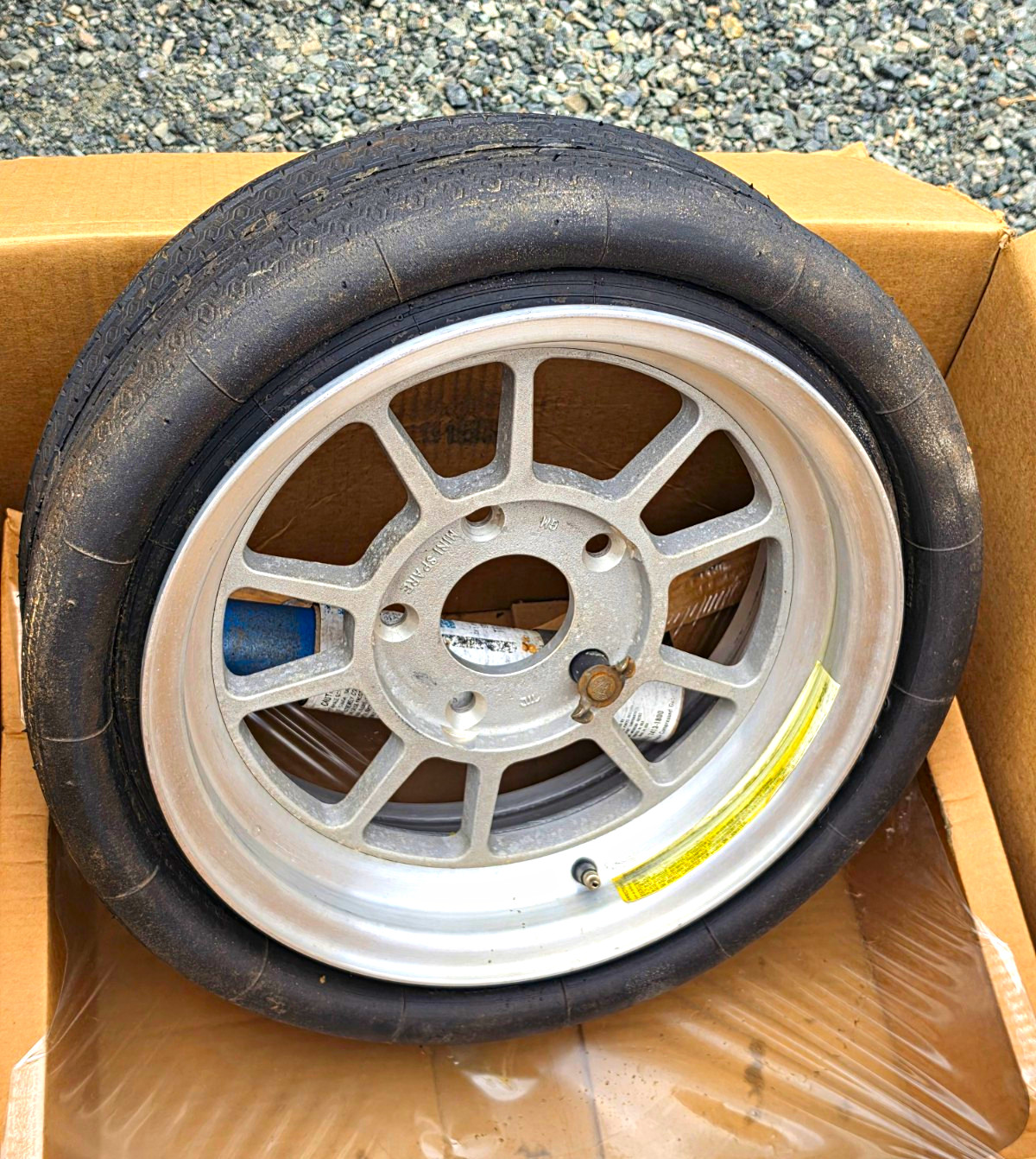 OEM Original 1982-1992 Camaro/Firebird Space Saver Spare Tire and Inflator OEM Original 1982-1992 Camaro/Firebird Space Saver Spare Tire and Inflator