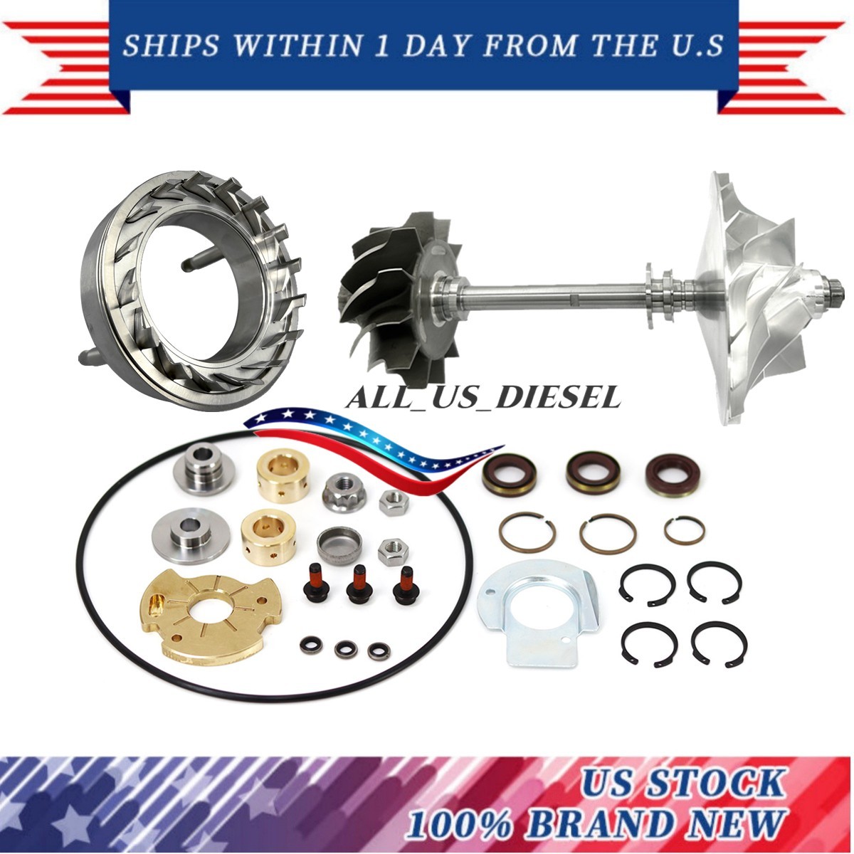 1907281 1940999 Turbo Repair Kits For Paccar MX-13 EPA13 HE500VG Turbocharger