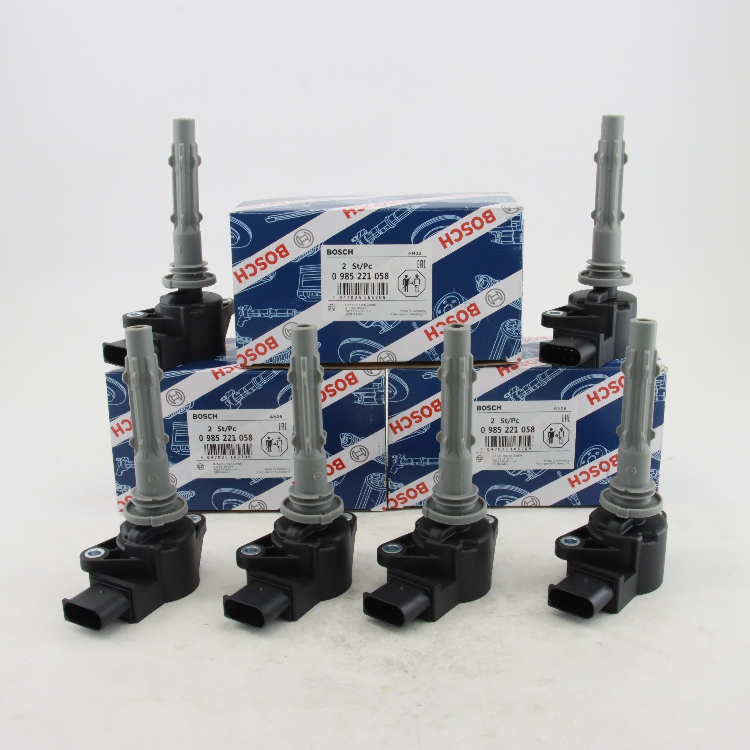 NEW 6X Bosch Ignition Coil 0986221058 For MERCEDES CLK350 CLK550 E350 E550 GL450