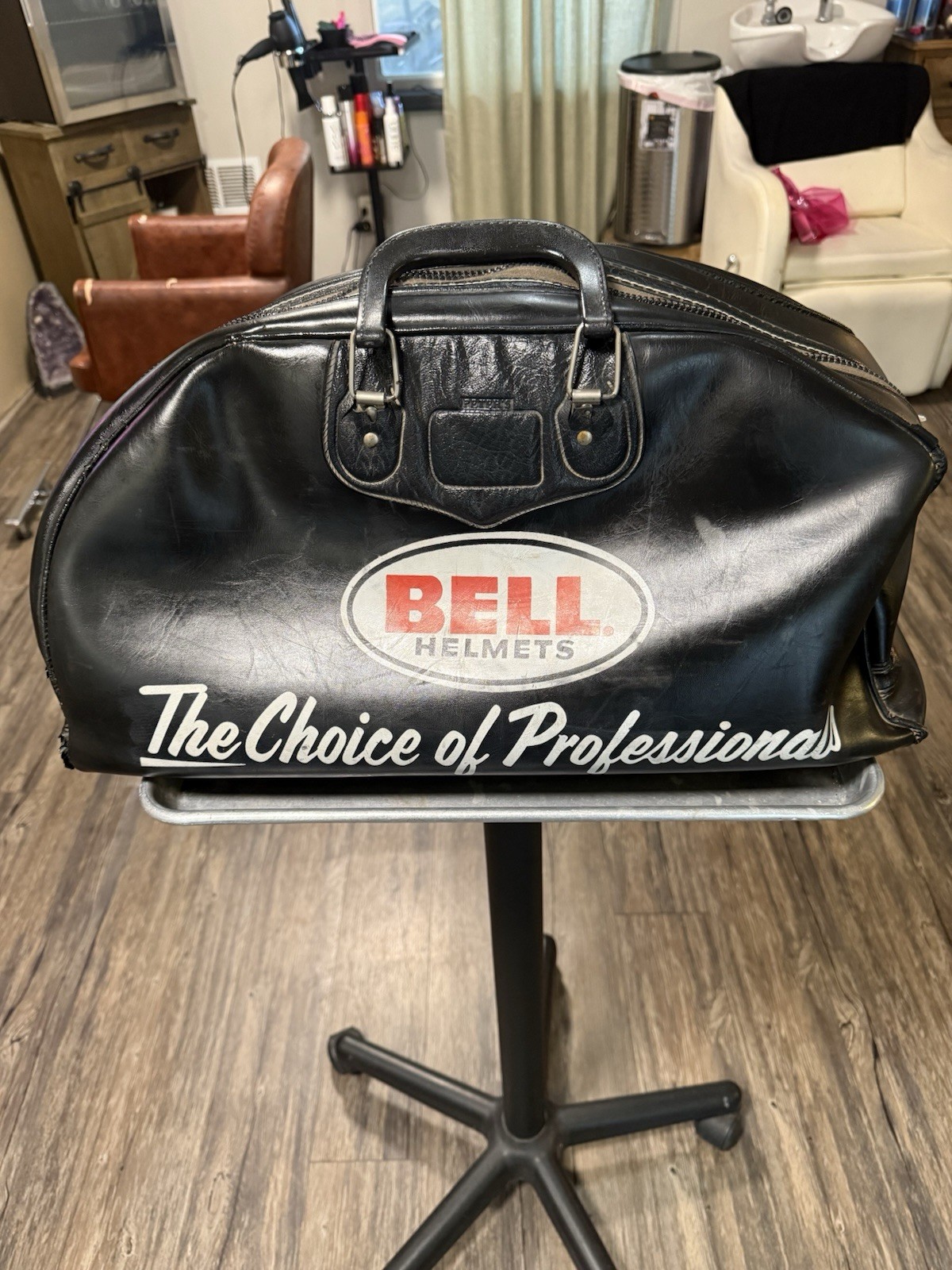 Rare Vintage 1970s Bell Helmets Duffel Bag - Rare Vintage 1970s Bell Helmets Duffel Bag -