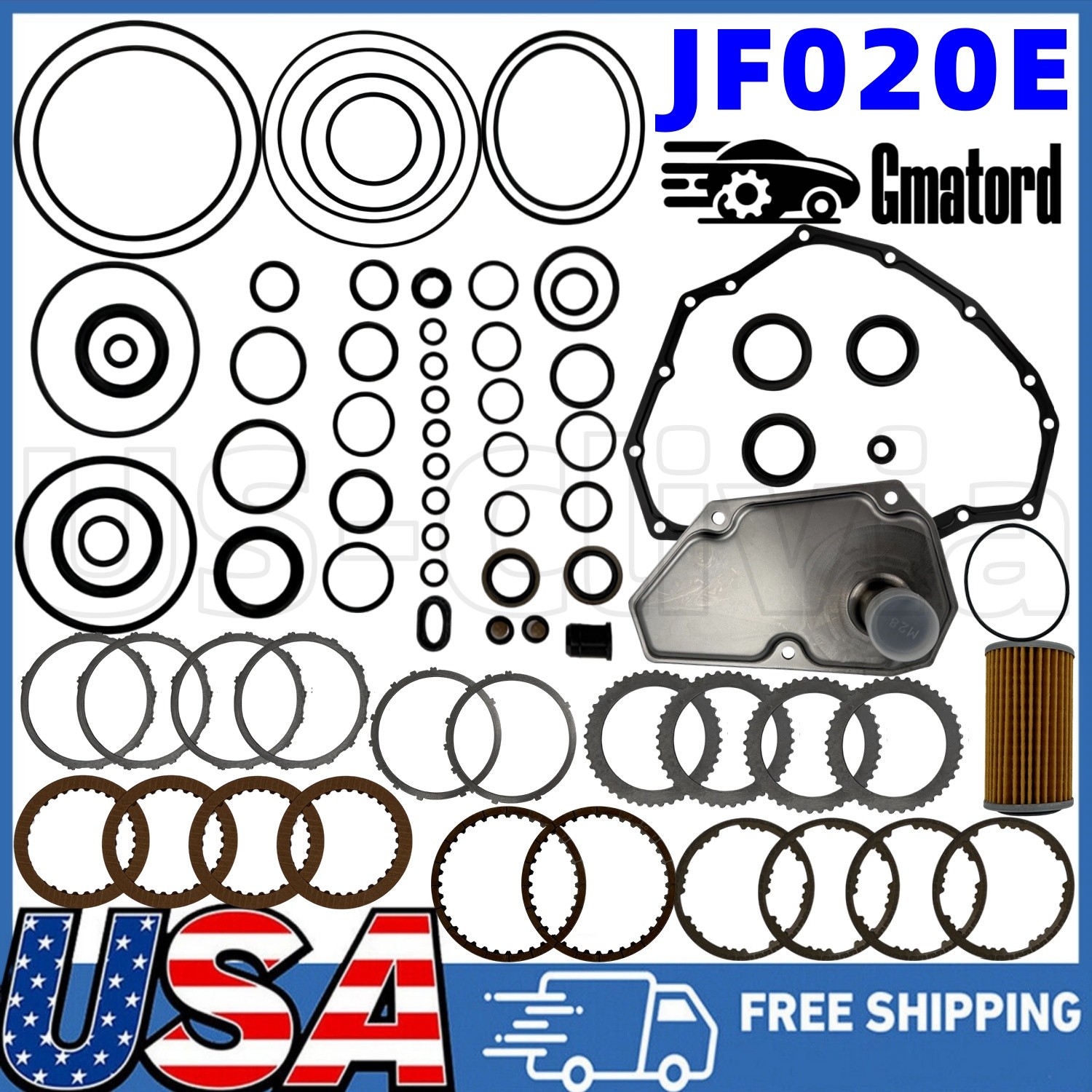 JF020E Auto Transmission Master Overhaul Rebuild Kit For Nissan Bluebird Sylphy
