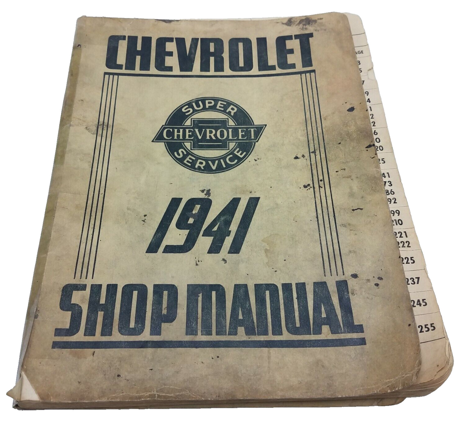 Vintage OEM 1941 Chevrolet Super Service Shop Manual 