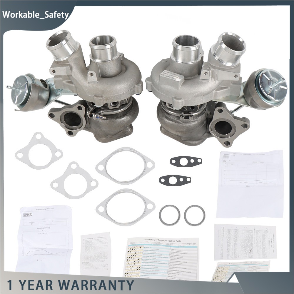 Pair Upgraded Billet Turbo Turbochargers For Ford F150 Ecoboost 3.5L 2013-2016