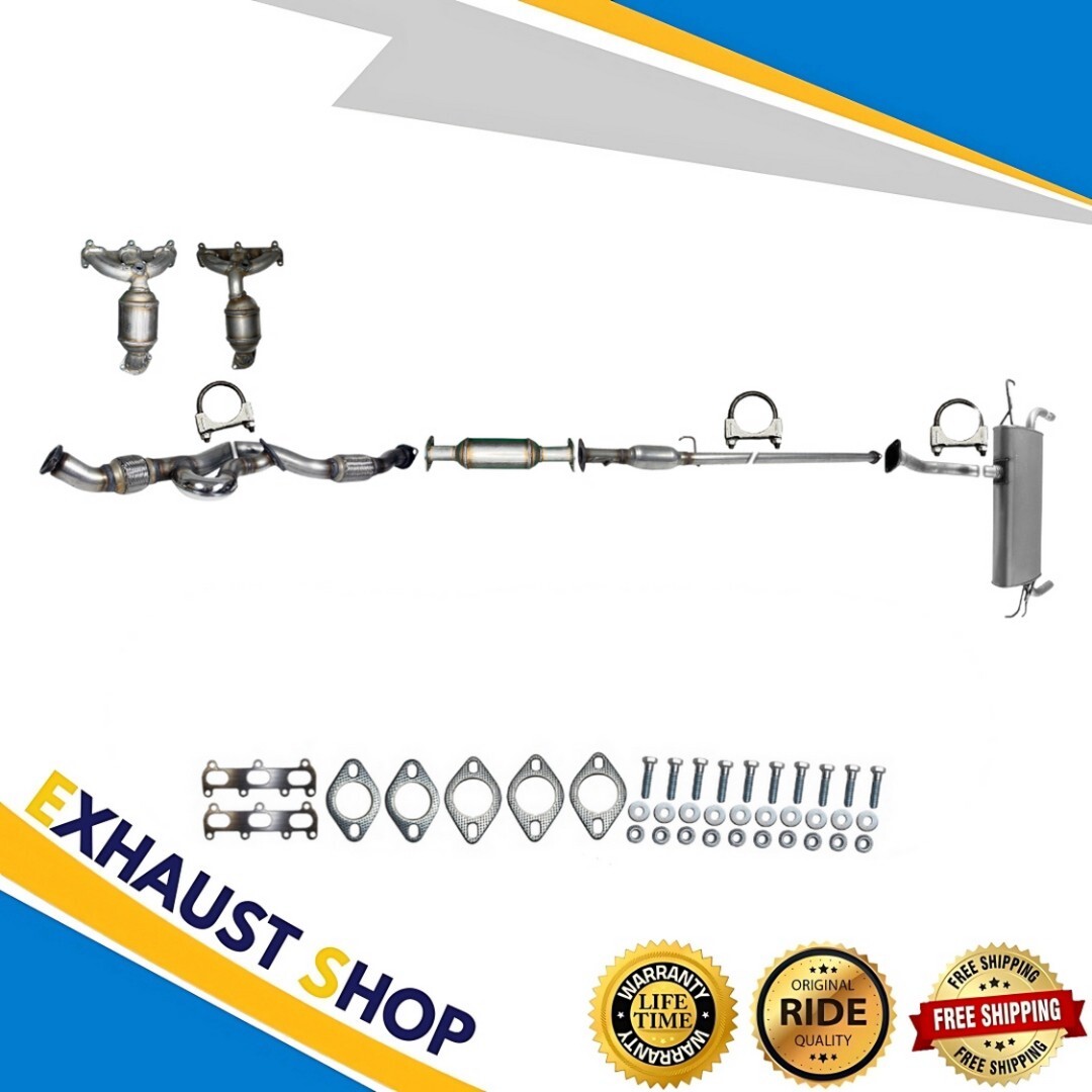 Complete Exhaust System Fit 2005-2008 Hyundai Tucson & Kia Sportage AWD 2.7L