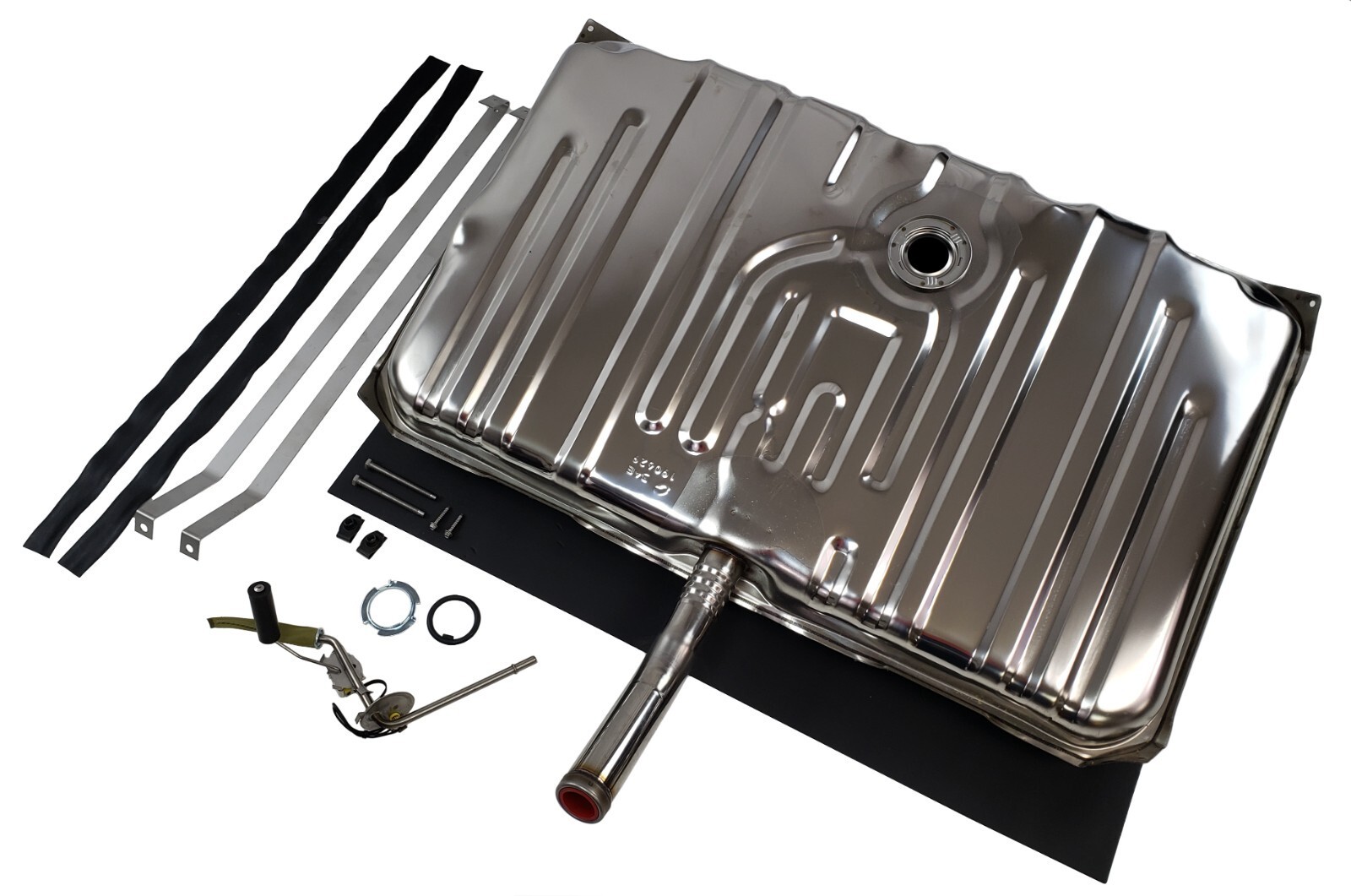 Stainless gas tank kit for 70 GTO - 3 Vents on tank Sending unit Straps & Pads Stainless gas tank kit for 70 GTO - 3 Vents on tank Sending unit Straps & Pads