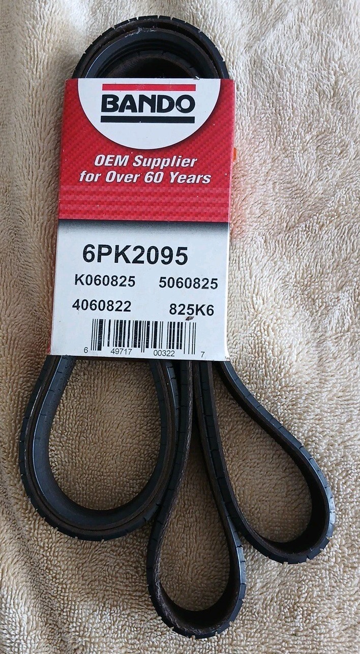 Genuine Bando Bando USA OEM Quality Serpentine Belt 6PK2095 Genuine Bando Bando USA OEM Quality Serpentine Belt 6PK2095