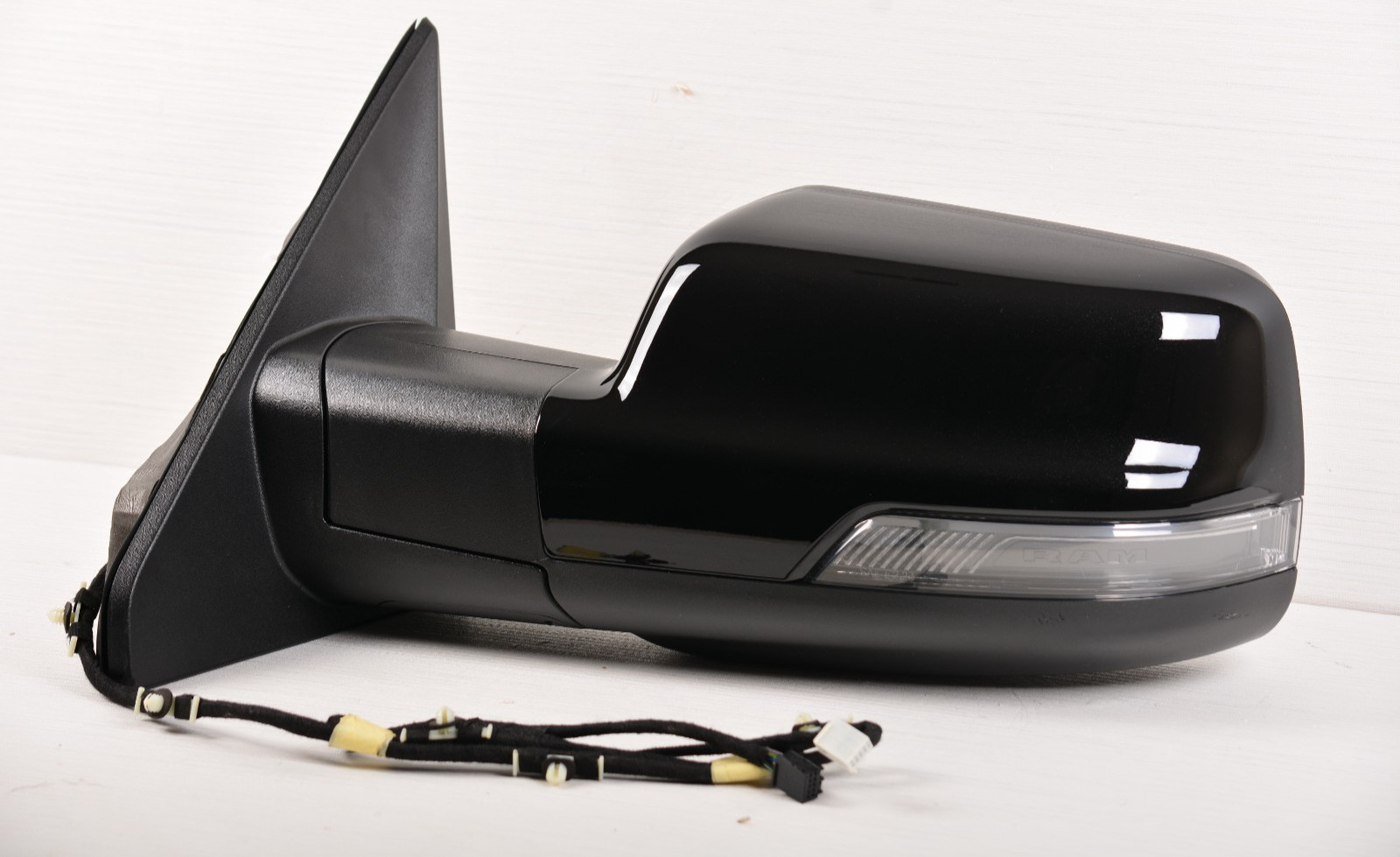 2025-2026 Ram 1500 BLACK Side Mirror Left Driver Side Blind-Spot OEM 7JQ61KXJAC 2025-2026 Ram 1500 BLACK Side Mirror Left Driver Side Blind-Spot OEM 7JQ61KXJAC