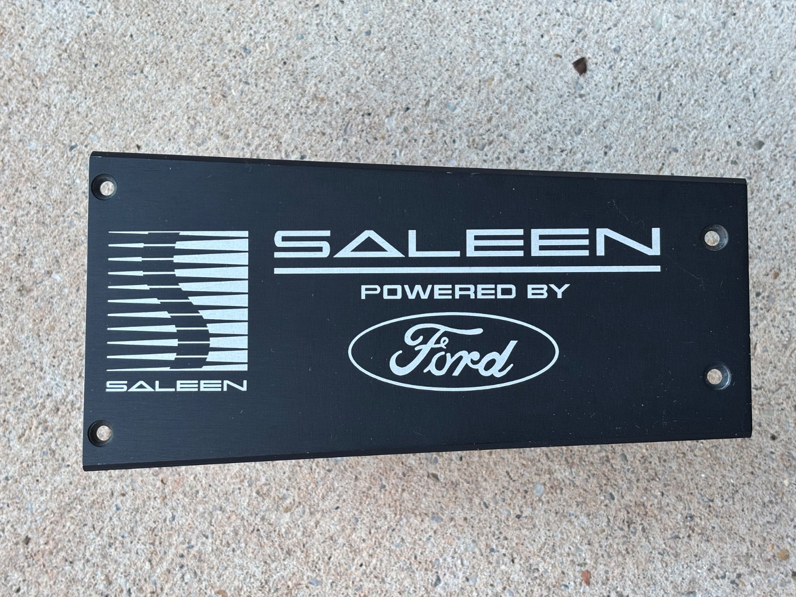 1986-1993 FORD SALEEN MUSTANG UPPER INTAKE MANIFOLD PLAQUE EMBLEM - 5.0 - WOW 1986-1993 FORD SALEEN MUSTANG UPPER INTAKE MANIFOLD PLAQUE EMBLEM - 5.0 - WOW