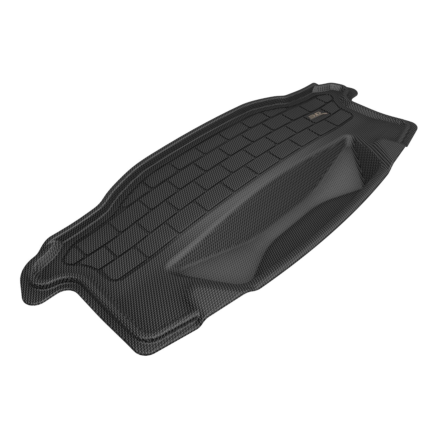3D Maxpider 20-26 Fits Chevrolet Corvette Kagu Carbon Fiber Cargo Liner Black