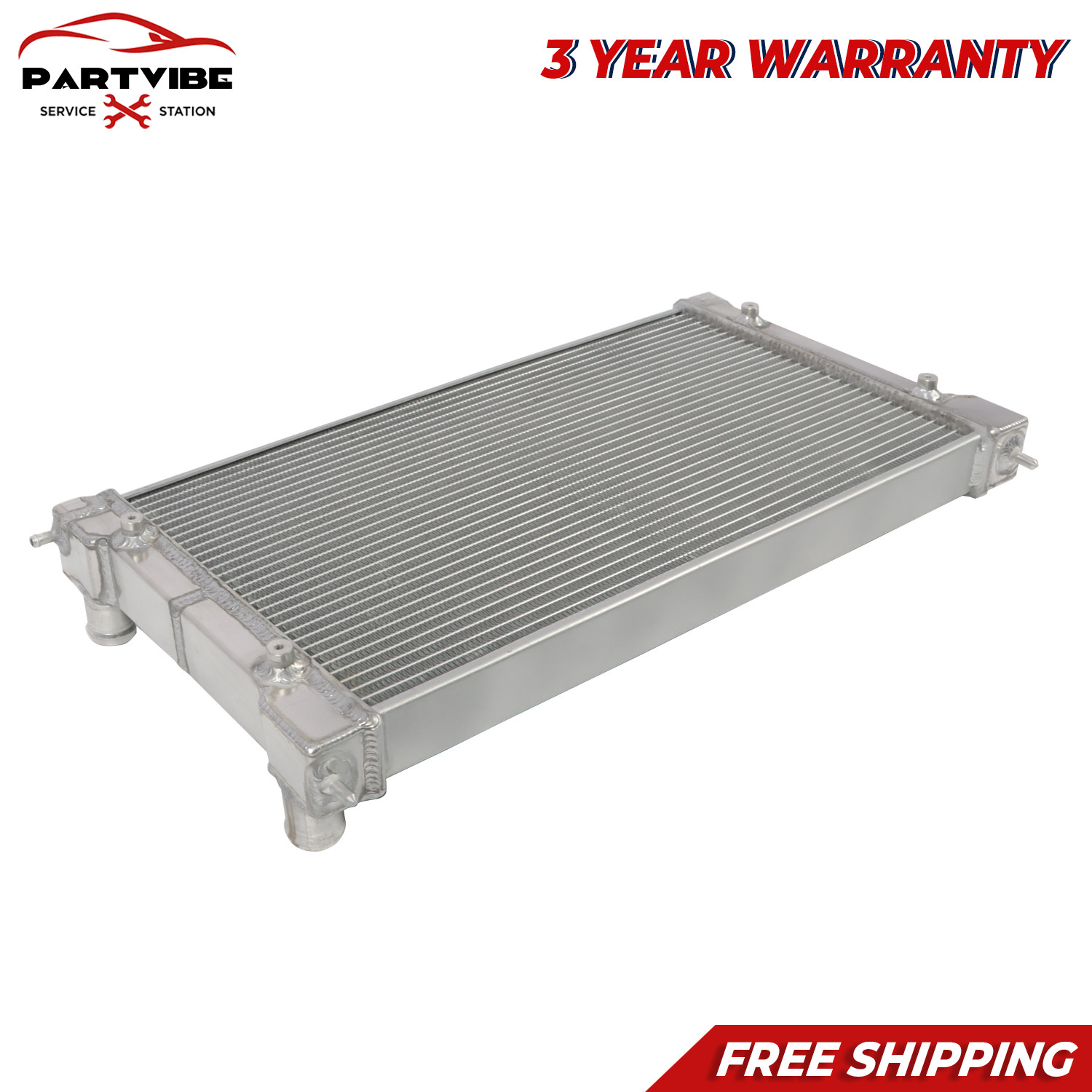 For 1980-92 VW Golf GTI Scirocco MK1 MK2 1.6L 1.8L 2 Row Aluminum Radiator