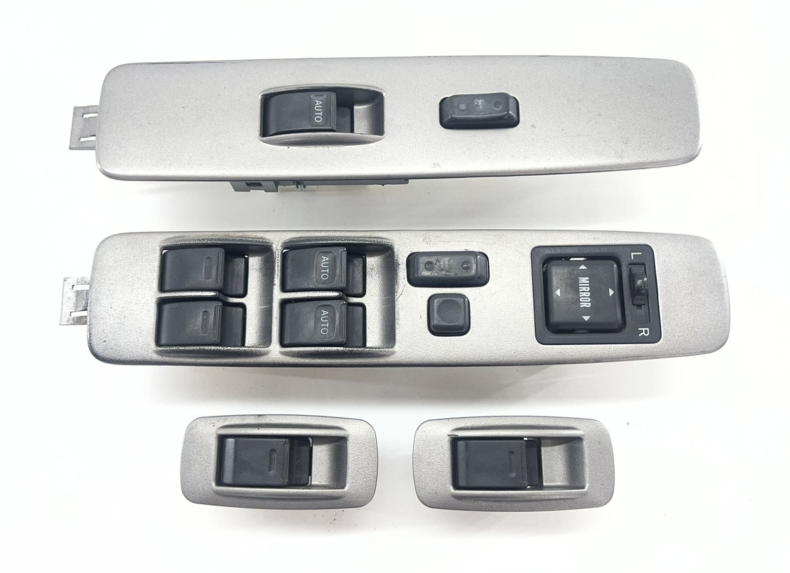 1999-2002 TOYOTA 4RUNNER Window Master Switch Set of 4 OEM Silver Left Right
