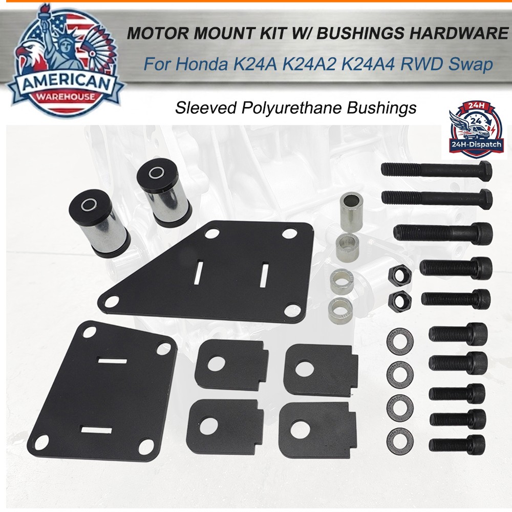K24 RWD Motor Mounts with Bushings For K24A K24A2 K24A4 K24 Mounts & Hardwares