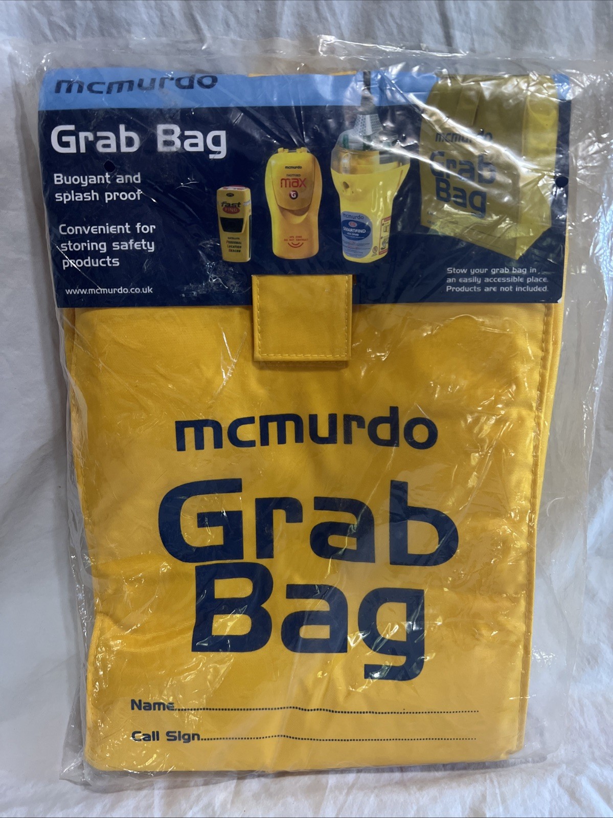 McMurdo Marine Emergency Grab Bag New Sealed Buoyant Splash Proof EPIRB Storage